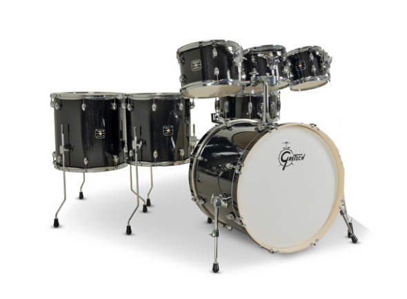 Gretsch Drums Energy Black Sparkle 7pcs Set Gretsch Drums Energy Black Sparkle 7pcs Set